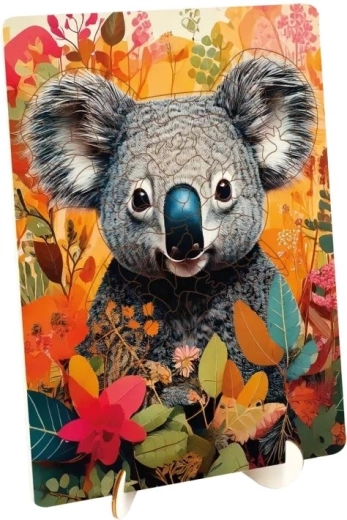 Moxy obrysové dřevěné puzzle Koala 117 dílků