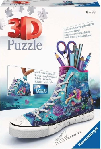 3D puzzle teniska Kouzelná mořská víla 112 dílků RAVENSBURGER
