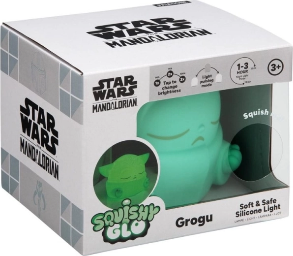 Noční lampička Star Wars: The Mandalorian Grogu Squish & Glow - 1 kus