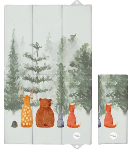 Ceba Baby cestovní přebalovací podložka Basic forest companions 80 × 50 cm