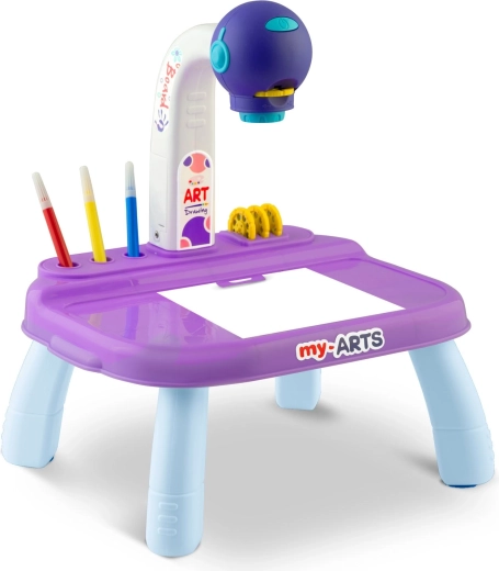 Stabilní kreslicí stolek s držáky na fixy