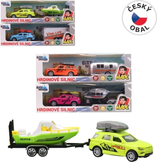 Auto s přívěsem 19 cm