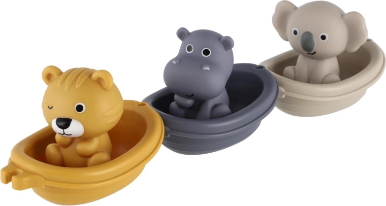 Plovoucí lodičky se zvířátky pro radost z koupele
