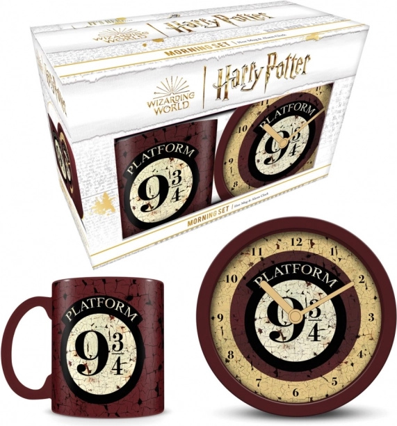 Dárkový set s hodinama a budíkem Harry Potter