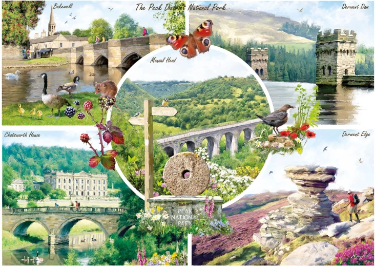 Puzzle The Peak District 1000 dílků