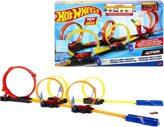 Hot Wheels závodní dráha s loopingem
