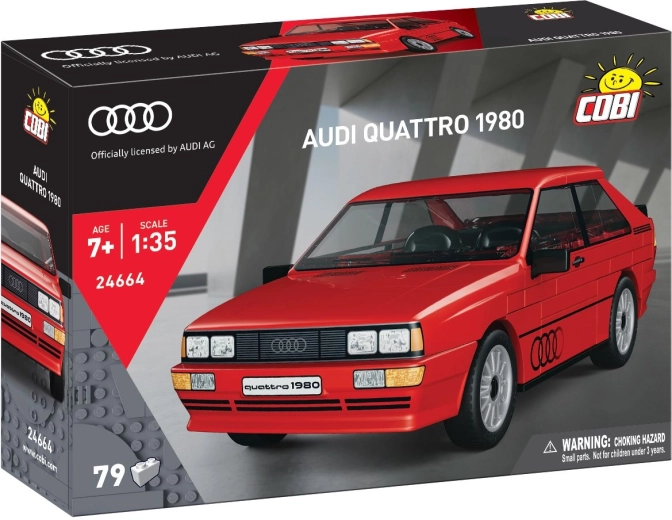 Cobi Audi Quattro 1980 stavebnice 1:35 (79 dílků)