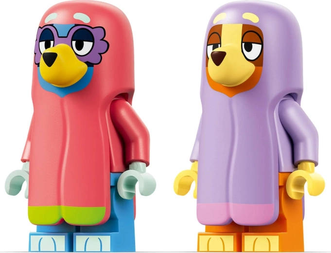 Bluey a Bingo v převlecích za babičky