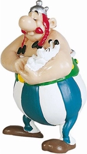 Asterix & Obelix sběratelská figurka Obelix s Idefixem - 1 kus