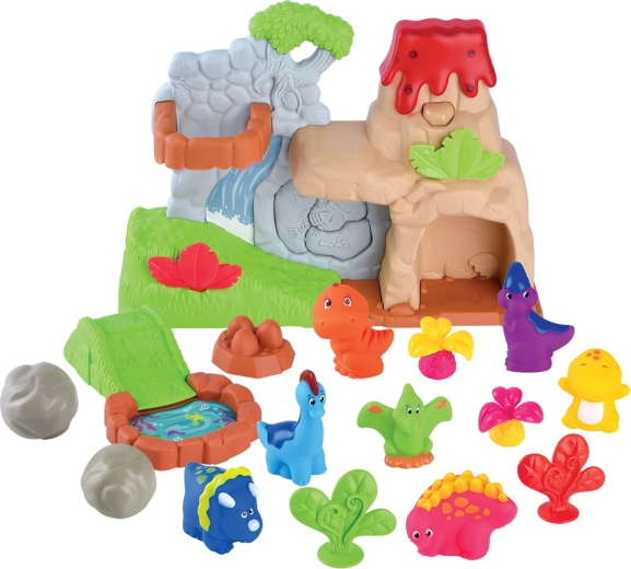 Playgo sopka s dinosaury se světelnými a zvukovými efekty - 1 kus