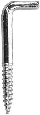 Skoba se závitem s plochou drážkou 65 mm, pozinkovaná (100 ks)