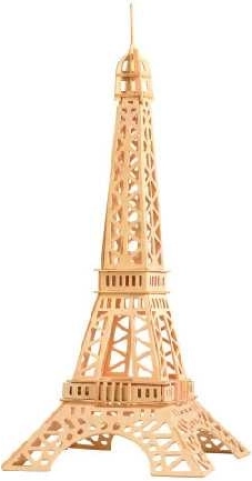 Dřevěné 3D puzzle Eiffelova věž