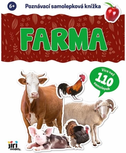 Poznávací samolepková knížka farma