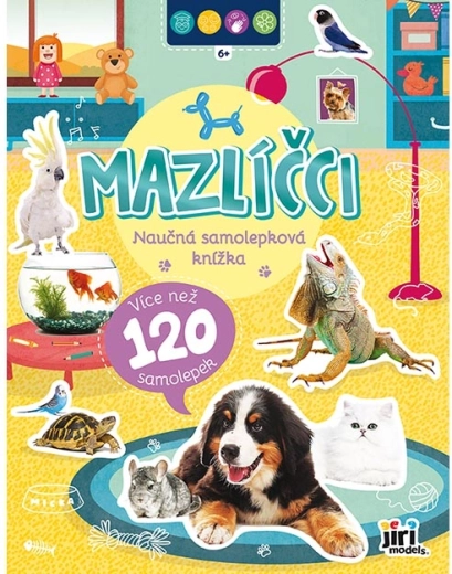 Naučná samolepková knížka Mazlíčci 6+