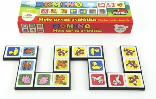 Domino Moje první zvířátka – dětská společenská hra