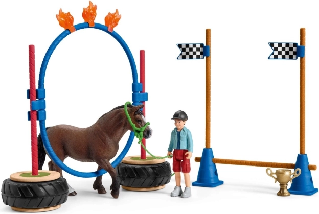 Schleich Farm World Závod v Agility pro Poníky