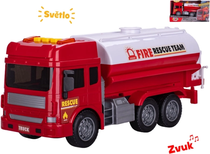 Hasičská cisterna se světly a zvuky 28 cm