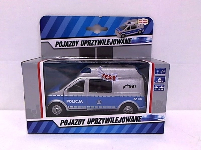 Policejní dodávka s českými zvuky 14 cm