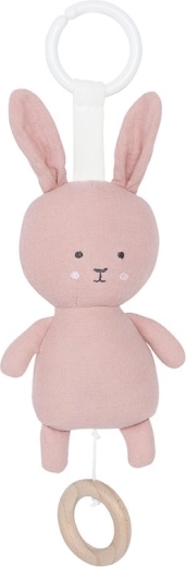 Jabadabado bunny textilní hudební hračka růžová