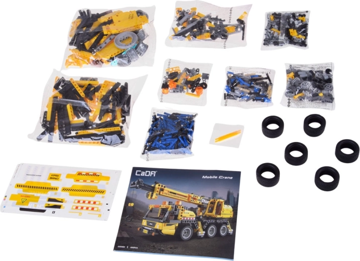 658 dílků, samolepky a přehledný návod