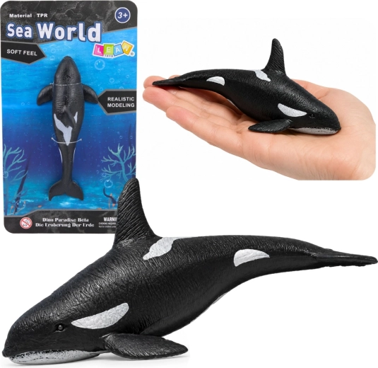 Realistická gumová figurka kosatky 17,5 cm