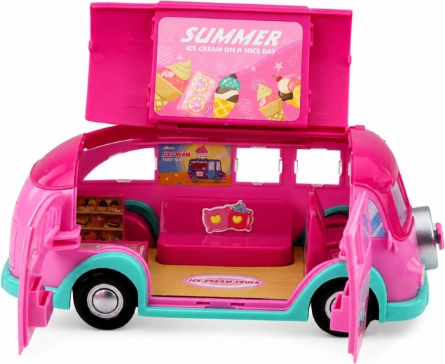 Rozkládací food truck jako mobilní zmrzlinárna