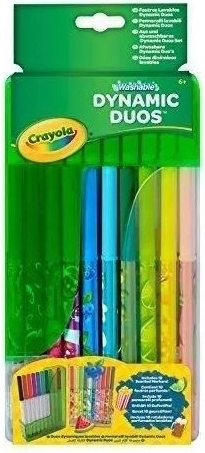 Crayola Dynamic Duos zmyvatelné fixy voňavé a klasické - 20 ks