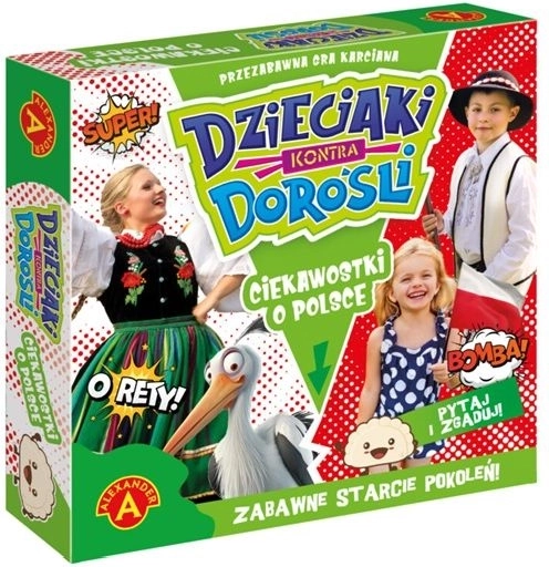 Dzieciaki kontra dorośli: zajímavosti o Polsku (karetní rodinná hra)
