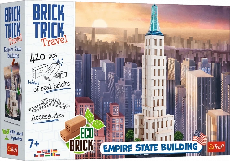 Stavebnice TREFL BRICK TRICK Travel: Empire State Building XL (420 dílků)