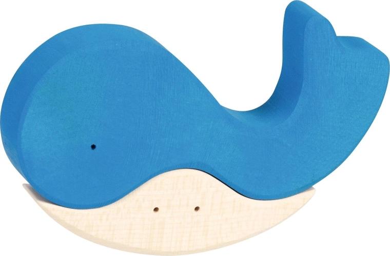 Dřevěné puzzle When the whale found a friend - 1 kus