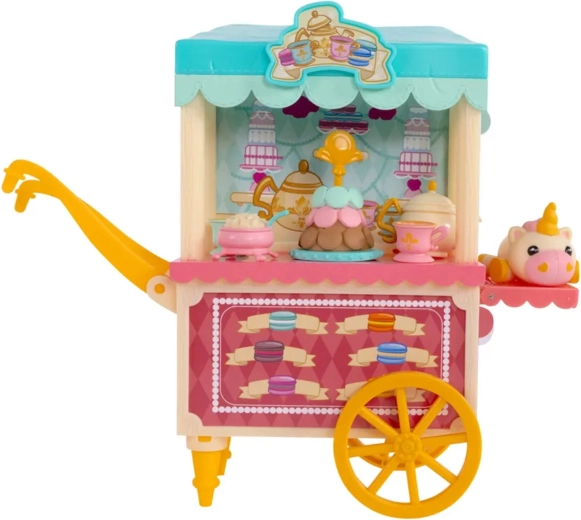 Čajový vozík plný dobrot