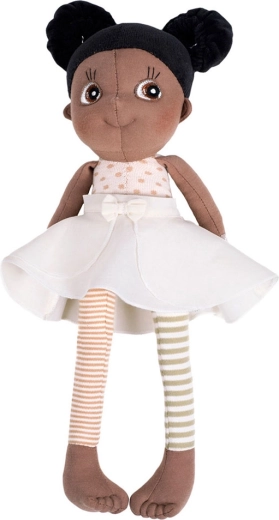 Rubens Barn EcoBuds Poppy – první měkká látková panenka mazlíček 35 cm
