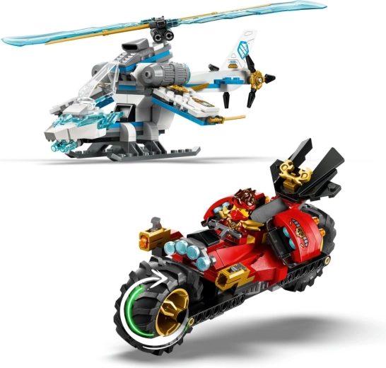 Rychlá motorka se dvěma vystřelovači