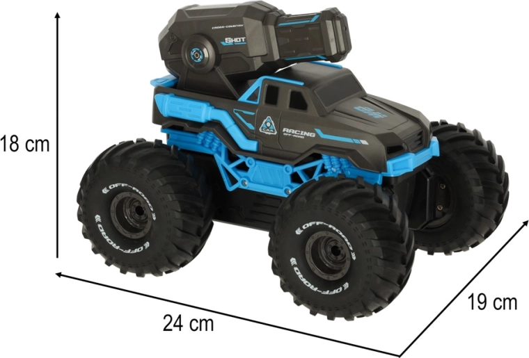 Vodní dělo se dvěma režimy plnění