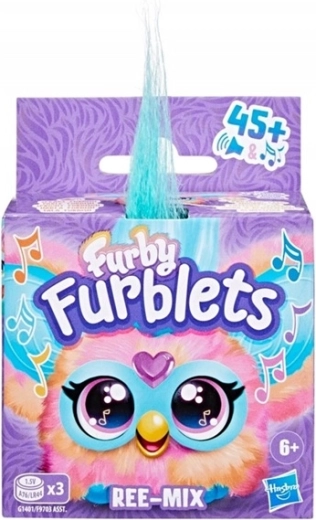 Furby Furblets Ree-Mix interaktivní mini plyšák se zvuky