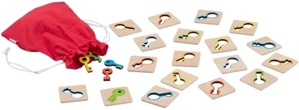 Hmatové pexeso Klíče GOKI