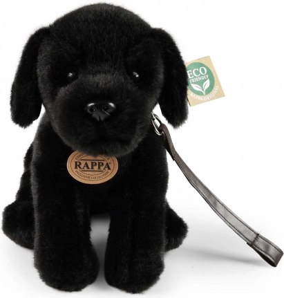 plyšový pes labrador černý 25 cm eco-friendly