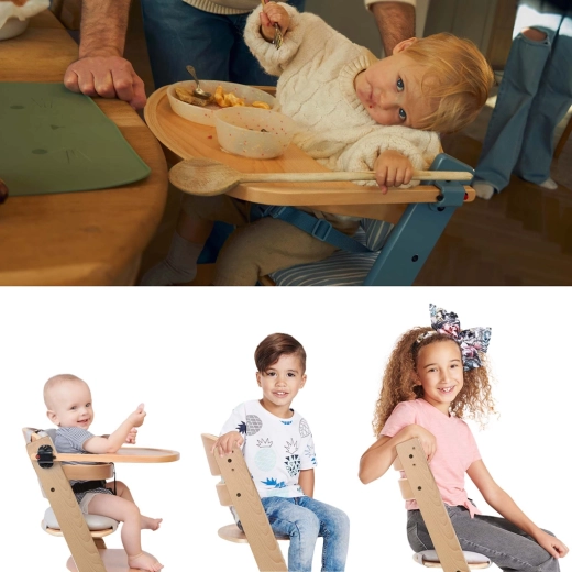 Roste s dítětem: židlička 2v1