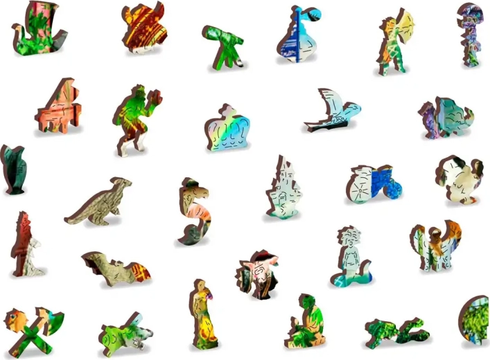 Unikátně tvarované „whimsy“ dílky