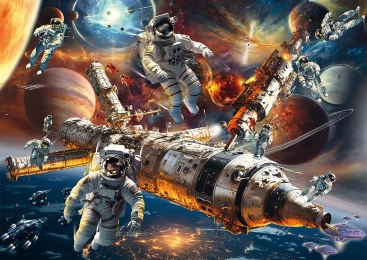 Puzzle Galaktická magie: Stav bez tíže 1000 dílků
