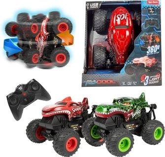 RC monster truck 1:20 s rotací na dálkové ovládání