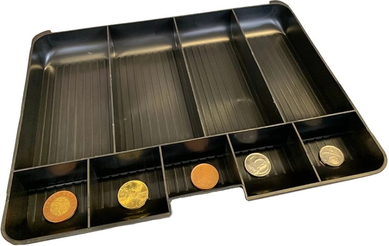 Přehledná organizace mincí a bankovek