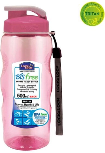 Láhev na vodu Bisfree 500 ml růžová