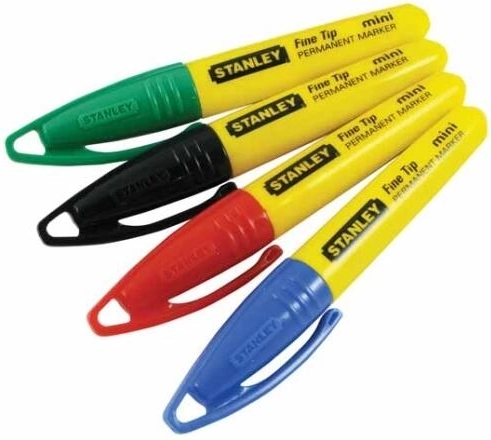 Permanentní mini značkovač STANLEY – mix barev