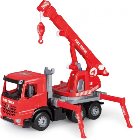 Lena autojeřáb Mercedes Actros červený 70 cm