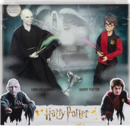 Sada panenek HARRY POTTER a Lord Voldemort s pohárem tří kouzelníků