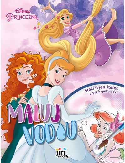 Disney Princezny malování vodou A4