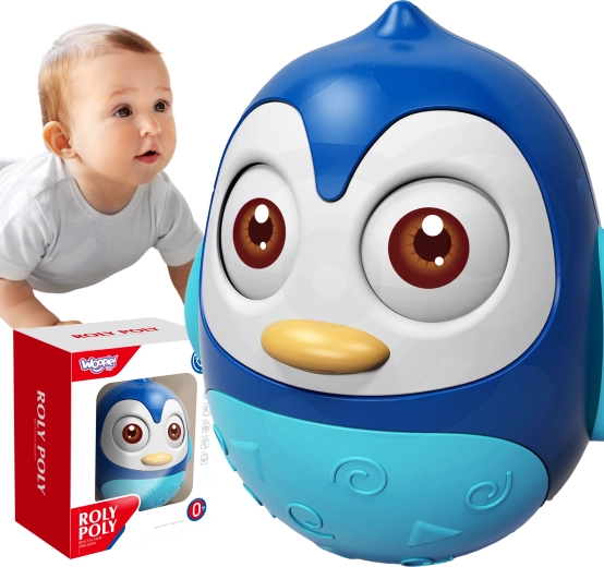 WOOPIE Smyslová hračka pro děti ve tvaru tučňáka