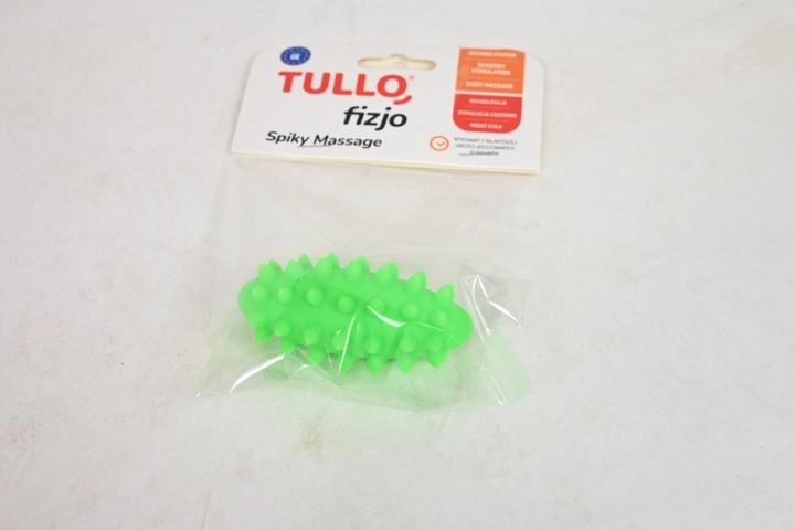Fizjo rehabilitační masážní fasolka s hroty 7,4 cm zelená