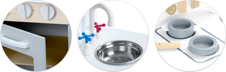 Funkční dřez s otočným kohoutkem